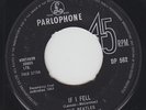 BEATLES * 'If I fell' * 1964 UK Export#DP 562