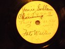 78RPM-FATS WALLER-VICTOR 25120-TEST PRESSING-UNISSUED