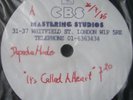 Depeche Mode – It's Called A Heart - Acetate, 12