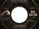 KENNY CARTER - I'VE GOTTA FIND HER - RCA DEMO - NORTHER