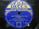 AL BOWLLY w/ ROY FOX BAND 'I GOT RHYTHM'' DECCA F3014