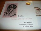 UK ED1 HMV ASD 268 KENTNER BRAHMS CONCERTO 2 BOULT NM