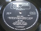 THE WHO WHOS NEXT TRACK UK ORIGINAL FIRST PRESS HEADHUN