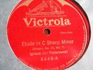 1923 PADEREWSKI CHOPIN MAZURKA in A Min Op 17.4/ ETUDE 