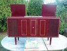 Antique HMV Radiogram and Records
