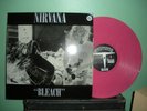 Nirvana BLEACH LP on Pink Vinyl Sub Pop