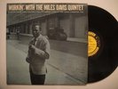 MILES DAVIS QUINTET Workin' With LP on Prestige DG Mono