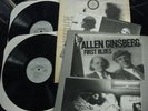 ALLEN GINSBERG first blues PROMO 2LP w NEWSPAPER MINT b