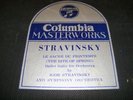 IGOR STRAVINKSY COLUMBIA MASTERWORKS LE SACHE DU PRINTE