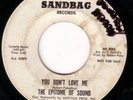 NORTHERN SOUL 45 EPITOME OF SOUND YOU DON'T LOVE ME/WHE