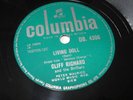 CLIFF RICHARD & DRIFTERS-LIVING DOLL- DB 4306 -RARE1959
