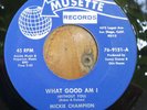 NORTHERN SOUL MICKIE CHAMPION ON MUSETTE MINT  OG LIS