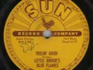 78 RPM Little Junior's Blue Flames Sun 187 in VV+