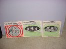 PIXIES THREE (3)  45'S W/ PICTURE SLEEVES