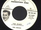 RARE DOO WOP 45 NEIL SEDAKA THE DIARY PROMO COPY WITH S