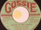 45 REGGAE: DENNIS PEART Mouth Of The Wicked 1974 GUSSIE