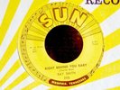 Rockabilly 45-Ray Smith-Right Behind You Baby-Sun 298-O