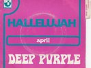 RARE FRENCH DEEP PURPLE PS : HALLELUJAH / APRIL