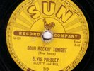 2 ELVIS PRESLEY 78 RECORDS SUN 209 & 210 THAT'S ALL RIG