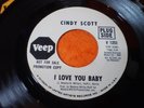 Cindy Scott IN YOUR SPARE TIME I Love You Baby Promo 45