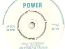 JIM POWER & TAURUS ONLY YESTERDAY RARE IRISH POWERPOP F