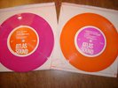 Atlas Sound both OOP colored vinyl singles Deerhunter