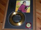 ELVIS 24kt Gold Record All Shook Up / Teddy Bear
