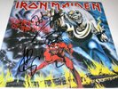 IRON MAIDEN Number of the Beast - Vinyl LP Steve Harris Smith Dave Murray SIGNED