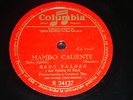 CUBAN 78 rpm RECORD Columbia BEBO VALDES Y SUS HAVANA ALL STARS Cuba RARE Spain