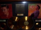 ELVIS PRESLEY 24KT GOLD PLATED RECORDS