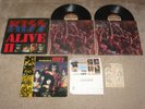 KISS Alive II Double LP w/ Inserts Booklet Tattoos Form
