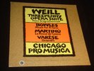 WEILL CHICAGO PRO MUSICA REFERENCE RECORDINGS RR-29 TAS