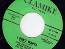 Mod R&B soul June Bateman I don't wanta Clamike 500 Lis