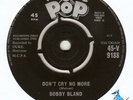 UK VOGUE 45 -  EARLY NORTHERN SOUL - BOBBY BLAND - DON'T CRY NO MORE - 1961