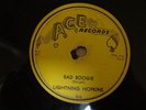 BLUES- LIGHTNING HOPKINS- ACE 78 RPM RECORDS- BAD BOOGI