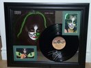 KISS PETER CRISS SIGNED SOLO ALBUM COA