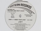 JOY I Need Your Love remix EASTERN disco boogie 12