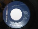LITTLE CARL CARLTON I LOVE TRUE LOVE/I THINK OF HOW I LOVE Northern Soul 45,VG++