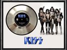KISS -  CRAZY CRAZY NIGHTS - FRAMED 'SILVER' 45rpm  RECORD