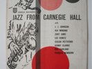 Jazz From Carnegie Hall Program Signed J.J. Johnson Oscar Pettiford Kenny Clarke