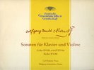 WOLFGANG SCHNEIDERHAN MOZART VIOLIN KV301 & KV304 DGG L