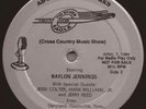 1984 3 lp WAYLON JENNINGS DIR/ABC NETWORK RADIO SHOW with CUE SHEETS  VG++