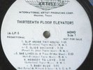 Thirteenth Floor Elevators Easter Everywhere MONO WLP RARE International Artist