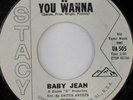 rare Soul 45 BABY JEAN if you wanna STACY Listen