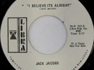 rare Crossover Soul 45 JACK JACOBS on LIBRA Listen
