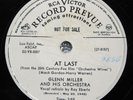 Glenn Miller - At Last / Perfidia - RCA Victor 27-0157 Promotional 78 RPM