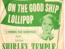 SHIRLEY TEMPLE-MOVIE PICTURE SLEEVE-(GOOD SHIP LOLLIPOP/ANIMAL CRACKERS)-PS--PIC
