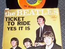 The Beatles-Ticket To Ride/Yes It Is-Vinyl 45 w/Picture Sleeve