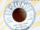 Rockabilly 45-Jerry Lee Lewis-Sweet Little Sixteen-Sun 379-PROMO-VG+++ NICE