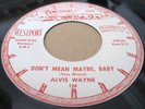 ALVIS WAYNE Don't Mean Maybe Baby WESTPORT Orig 45 Rockabilly Rocker